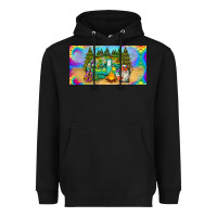 Black hippie soul license plate Heavyweight Hoodie - BarkalooDesign