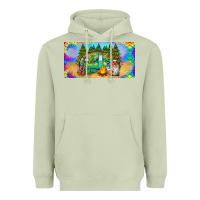 Matcha hippie soul license plate Heavyweight Hoodie - BarkalooDesign