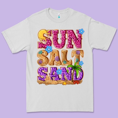 Sun Salt Sand Summer Premium Tee Designed By Nancycooperartshop