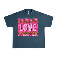 Midnight Navy Love Valentine's day tumbler Urban Heavy Tee - HowdyJamesFarm