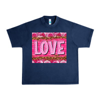 Navy Love Valentine's day tumbler Urban Heavy Tee - HowdyJamesFarm