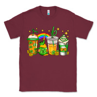 Burgundy st patricks day coffee Classic Tee - Jasminsmagicworld