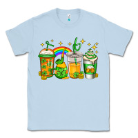 Dusty Blue st patricks day coffee Classic Tee - Jasminsmagicworld