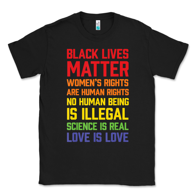 Black Lives Matter List Classic Tee by longCreatives | Teevron