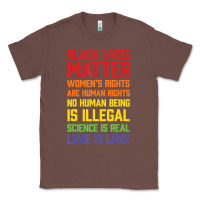 Chestnut Black Lives Matter List Classic Tee - longCreatives