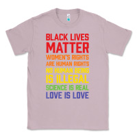 Lilac Black Lives Matter List Classic Tee - longCreatives