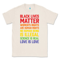 Natural Black Lives Matter List Classic Tee - longCreatives