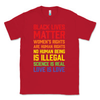 Red Black Lives Matter List Classic Tee - longCreatives