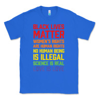 True Royal Black Lives Matter List Classic Tee - longCreatives