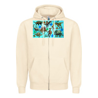 Sandshell dinosaurs sippy cup Zipper Hoodie - Artiststas