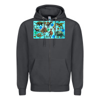 Smoke dinosaurs sippy cup Zipper Hoodie - Artiststas