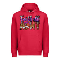 Cardinal Football Aunt Premium Hoodie - CowhideDigitalArt