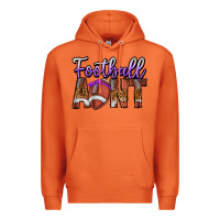 Carrot Football Aunt Premium Hoodie - CowhideDigitalArt