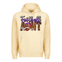 Pina Colada Football Aunt Premium Hoodie - CowhideDigitalArt