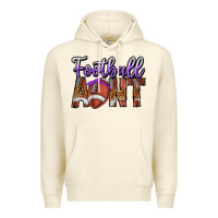 Sandshell Football Aunt Premium Hoodie - CowhideDigitalArt