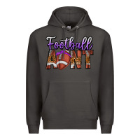 Smoke Football Aunt Premium Hoodie - CowhideDigitalArt