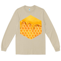 Mushroom honeycomb fa element Long Sleeve Tee - FaDigitalArtStudio