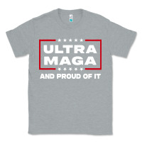 Heather Grey proud ultra maga Classic Tee - longCreatives