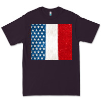Plum custom text american flag(used font 'doctrin Premium Tee - Jasminsmagicworld