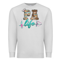 Dove Grey western nurse pa  life Premium Sweatshirt - BarkalooDesign