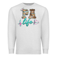 Oatmeal Heather western nurse pa  life Premium Sweatshirt - BarkalooDesign