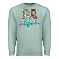 Seafoam western nurse pa  life Premium Sweatshirt - BarkalooDesign