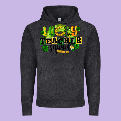 Lucky Teacher Squad St. Patrick's Day Vintage Hoodie Designed By Cowgirlartshop