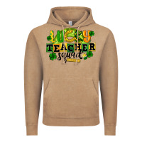 Vintage Coffee Lucky Teacher Squad St. Patrick's Day Vintage Hoodie - CowGirlArtShop