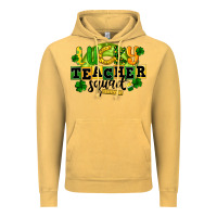 Vintage Mustard Lucky Teacher Squad St. Patrick's Day Vintage Hoodie - CowGirlArtShop
