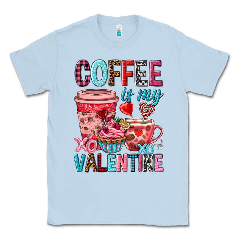 Coffee Is My Valentine Valentine's Day Classic Tee by HowdyJamesFarm | Teevron