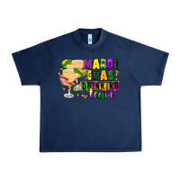 Navy mardi gras drinking team margaritas Urban Heavy Tee - CowGirlArtShop