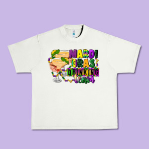 Mardi Gras Drinking Team Margaritas Urban Heavy Tee Designed By Cowgirlartshop