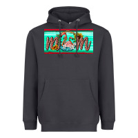 Smoke flamingo mom license plate Heavyweight Hoodie - BarkalooDesign