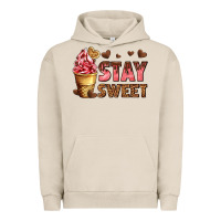 Pigment French Oak stay sweet Urban Hoodie - AdoDesignShop