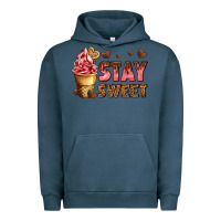 Pigment Midnight Navy stay sweet Urban Hoodie - AdoDesignShop