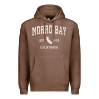Chestnut Morro Bay California CA Vintage Athletic Sports Design Premium Hoodie - longCreatives
