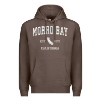 Coffee Morro Bay California CA Vintage Athletic Sports Design Premium Hoodie - longCreatives