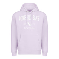 Lilac Morro Bay California CA Vintage Athletic Sports Design Premium Hoodie - longCreatives