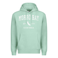 Seafoam Morro Bay California CA Vintage Athletic Sports Design Premium Hoodie - longCreatives