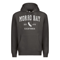 Smoke Morro Bay California CA Vintage Athletic Sports Design Premium Hoodie - longCreatives