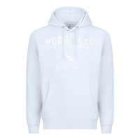White Morro Bay California CA Vintage Athletic Sports Design Premium Hoodie - longCreatives