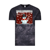 Cloud Black christmas snowman tumbler Vintage Tee - Jasminsmagicworld
