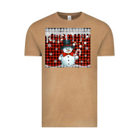 Christmas Snowman Tumbler Vintage Tee | Teevron