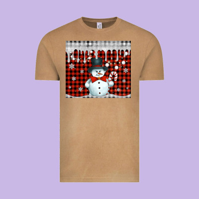 Christmas Snowman Tumbler Vintage Tee Designed By Jasminsmagicworld