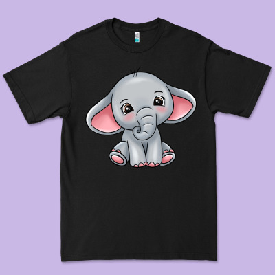 Elephant Premium Tee Designed By Texasbilliewilder