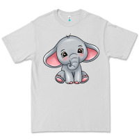 Dove Grey elephant Premium Tee - texasbilliewilder