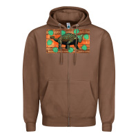 Chestnut ankylosaurus sippy cup Zipper Hoodie - Artiststas