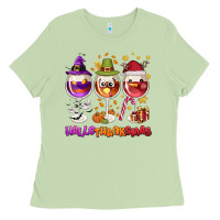 Matcha Hallothanksmas wine glasses Ladies Tee - NancyCooperArtShop