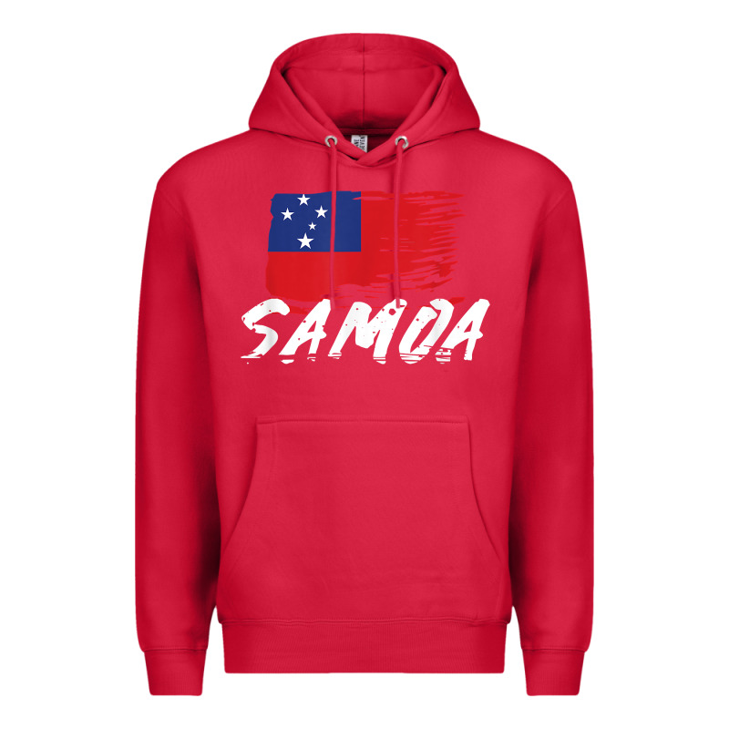 Samoan Gifts   Somoan Flag T Shirt Premium Hoodie by longCreatives | Teevron