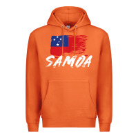 Carrot samoan gifts   somoan flag t shirt Premium Hoodie - longCreatives